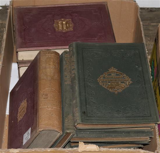 BLACKIE (Ed), Imperial Gazeteer, 4 vols & AUBREY, The National and Domestic History of England, 11 vols(-)